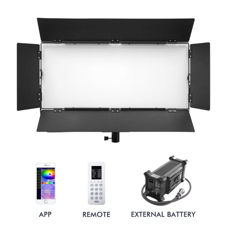 Photography Lighting Tools - GL-3000C ไฟส่องสว่างสำหรับถ่ายภาพและวิดีโอ RGBWW 300W พร้อมแผงไฟ LED