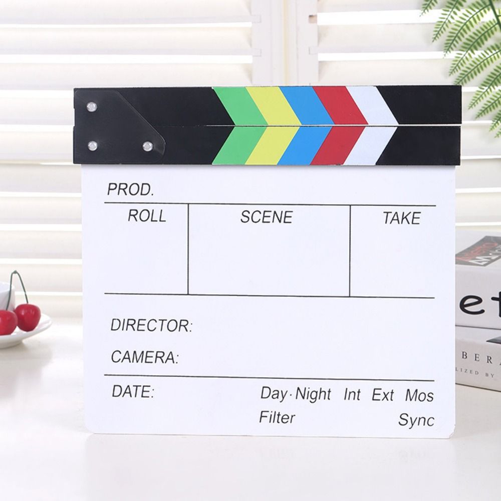 Photography Lighting Board - แผ่นอะคริลิคสำหรับถ่ายภาพ ฉากจำลอง คลาปเปอร์บอร์ด อุปกรณ์ประกอบฉาก แผ่นคลาปเปอร์บอร์ดสำหรับผู้กำกับ แผ่นบอร์ดสำหรับผู้กำกับ