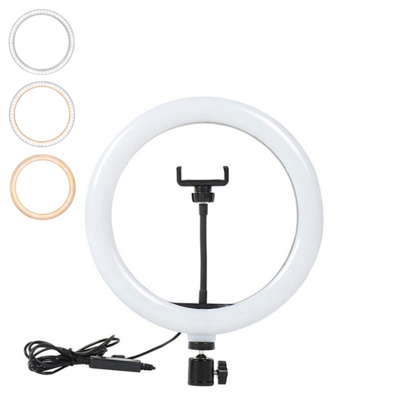 Photography Lighting For Products - ไฟวิดีโอ 16/26/33 ซม. ไฟเซลฟี่แบบวงแหวน LED ปรับความสว่างได้