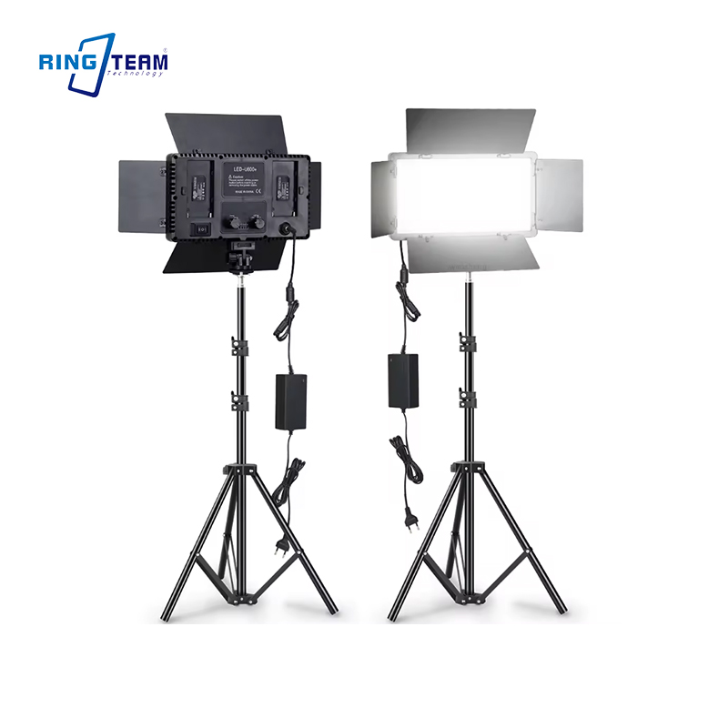 Photography Lighting Board - ไฟ LED U600 สำหรับถ่ายภาพในร่ม ไฟเติมแสงแบบแผงเรียบสำหรับถ่ายภาพอาหารและไลฟ์สด เพิ่มคุณภาพของภาพให้ดีขึ้น
