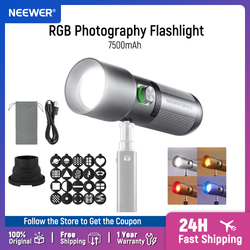 Photography Lighting Uk - NEEWER BASICS FL10 ไฟฉาย LED การถ่ายภาพ