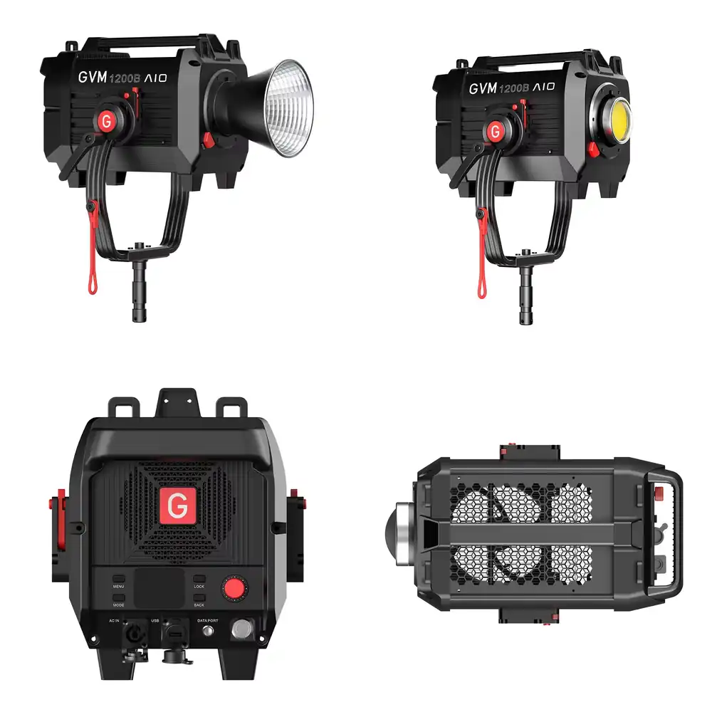 Photography Lighting Spotlight - ไฟสปอตไลท์วิดีโอ GVM SD1200B AIO 1200W สำหรับการถ่ายภาพ
