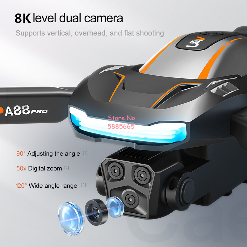 โดรนถ่ายภาพทางอากาศ 8K ระบบ Op - Photography Lighting Box บทวิจารณ์และราคา
