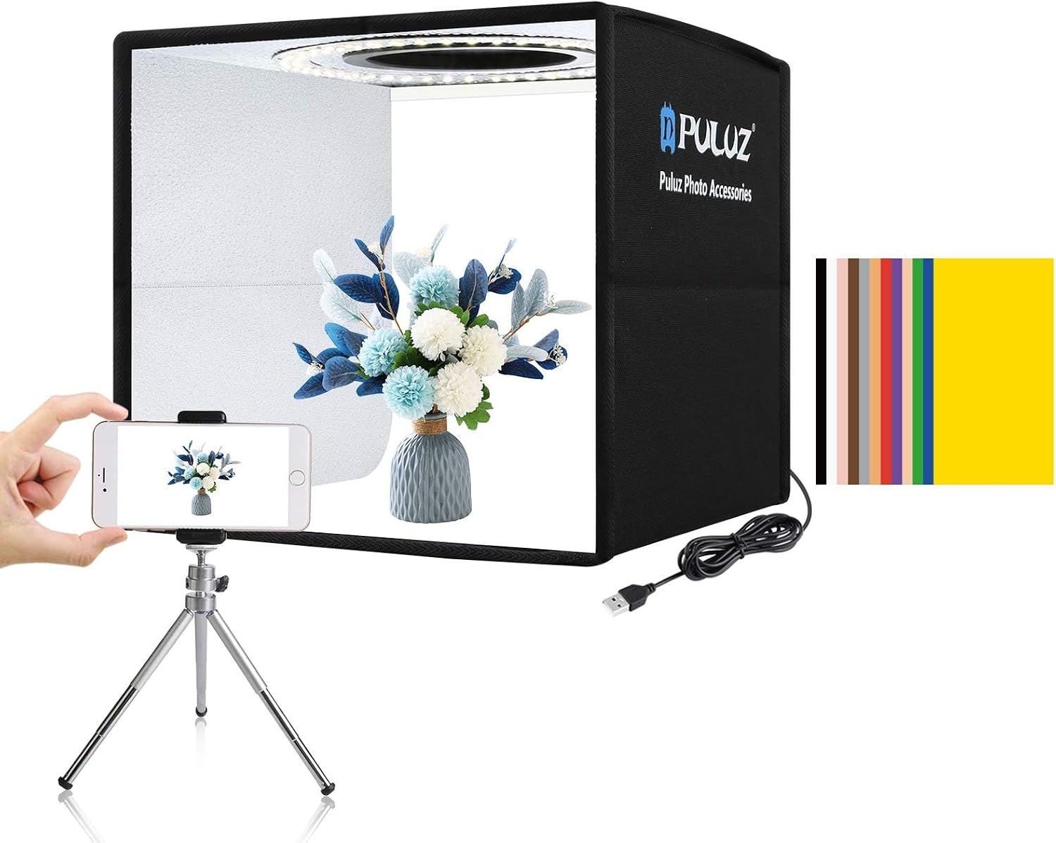 ไฟวิดีโอ LED RGB พร้อมการควบคุ - Photography Lighting Kit บทวิจารณ์และราคา