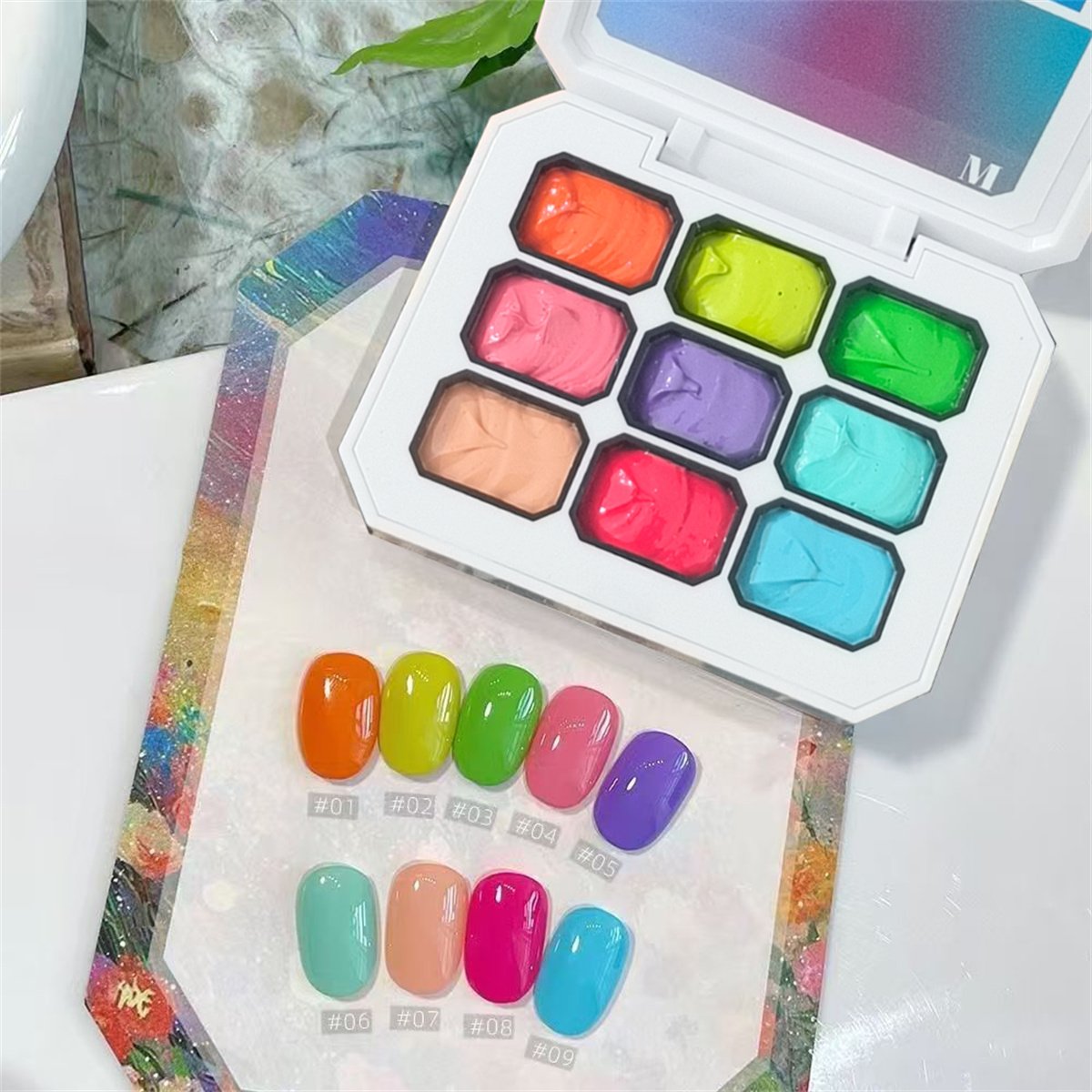 ยาทาเล็บเจล 9 สี 1 ชิ้น สำหรับ - Photography Lighting Gel บทวิจารณ์และราคา