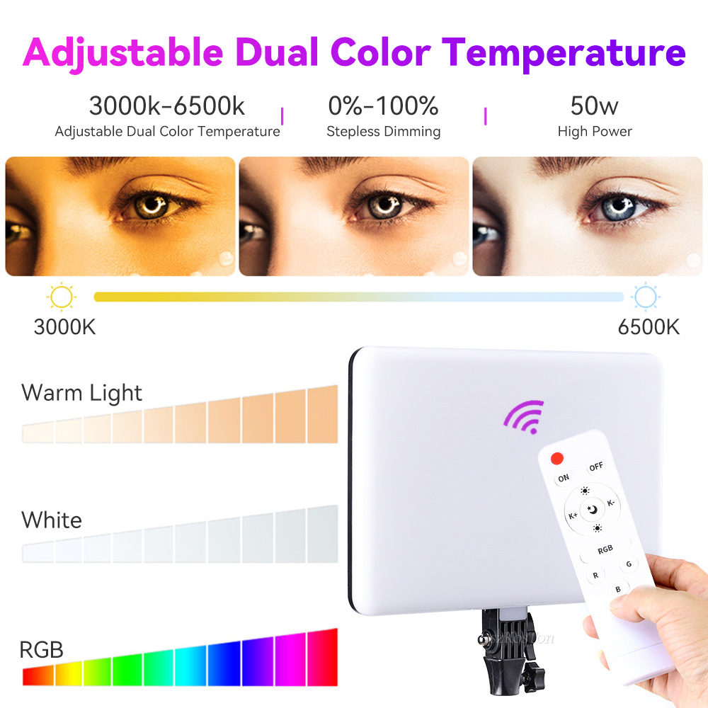 RGB 14 ''LED Video Light รีโมท - Photography Lighting Uk บทวิจารณ์และราคา