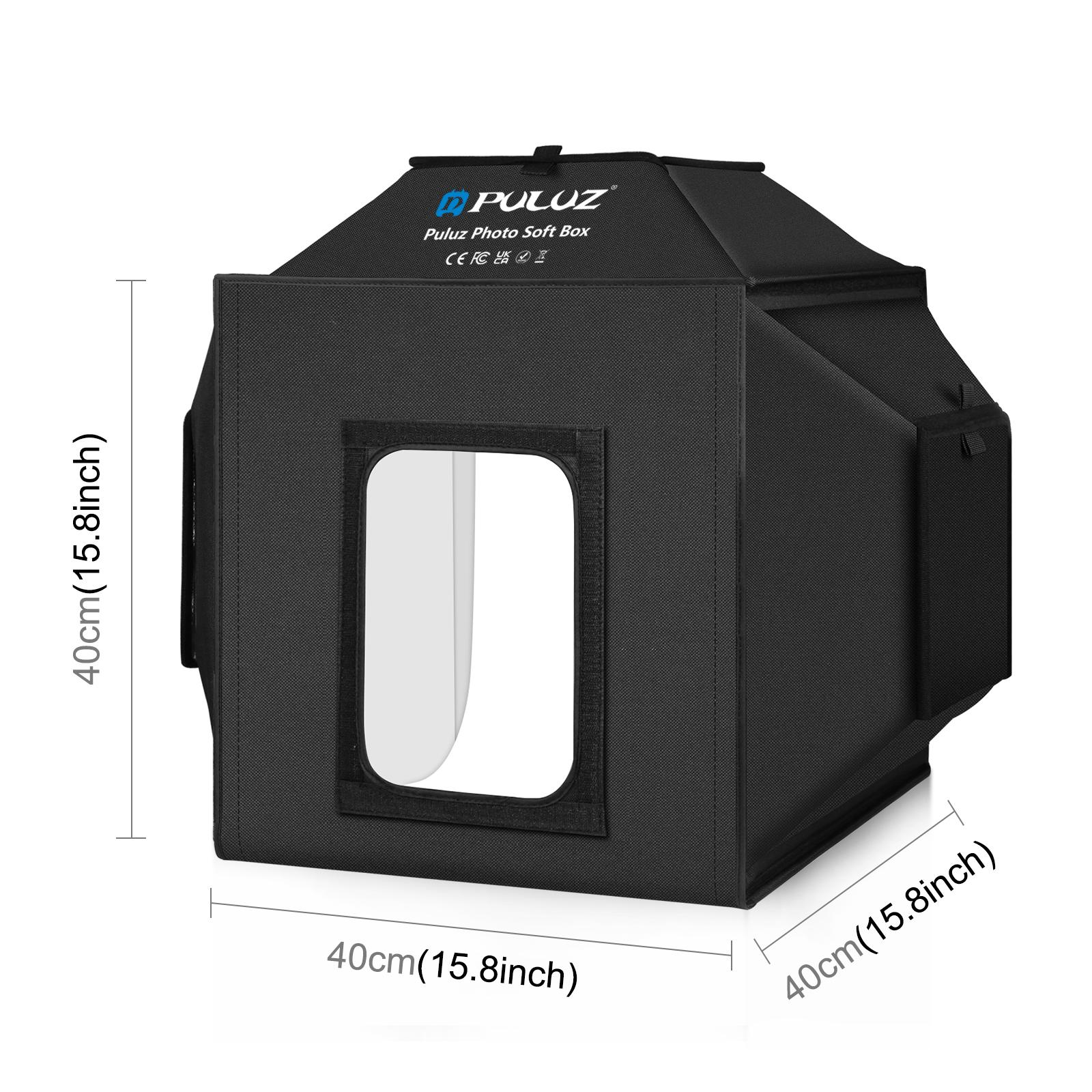 PULUZ 40 ซม.พับ 72W 5500K สตูด - Photography Lighting Kit With Backdrop บทวิจารณ์และราคา