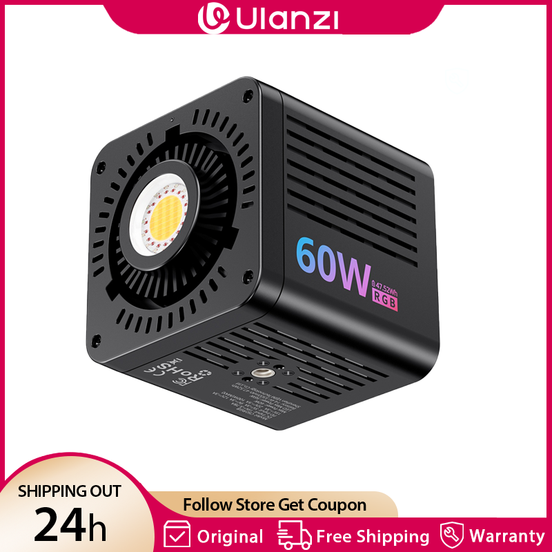 ไฟวิดีโอพกพา Ulanzi C60 RGB 60 - Photography Lighting Uk บทวิจารณ์และราคา