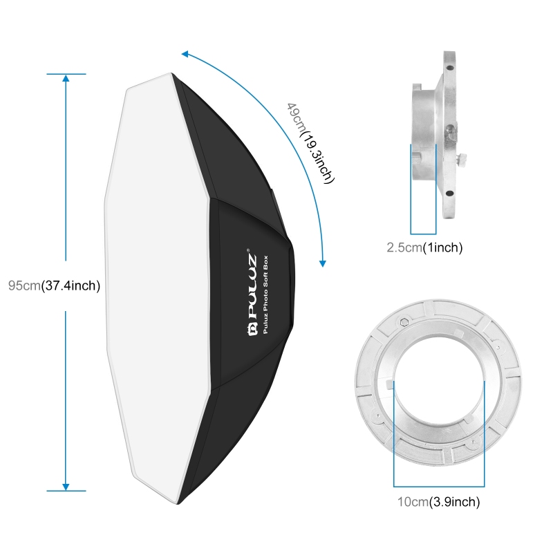 Puluz แผ่นกระจายแสงแปดเหลี่ยม9 - Photography Lighting Box บทวิจารณ์และราคา
