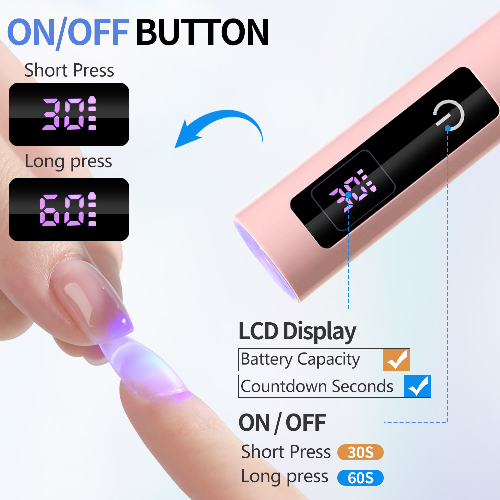 เครื่องอบเล็บแบบพกพา ใช้แสง UV - Photography Lighting Gel บทวิจารณ์และราคา
