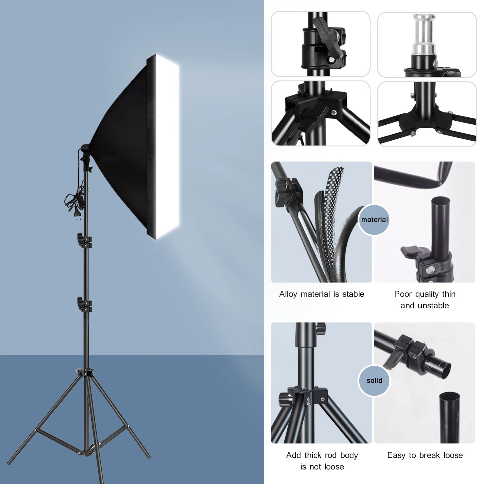 ชุดไฟสตูดิโอสำหรับถ่ายภาพแบบมื - Photography Lighting Box บทวิจารณ์และราคา