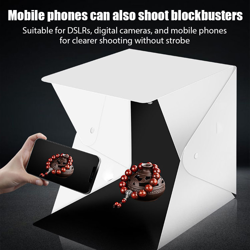 กล่องไฟพับได้แบบพกพาสำหรับถ่าย - Photography Lighting For Products บทวิจารณ์และราคา
