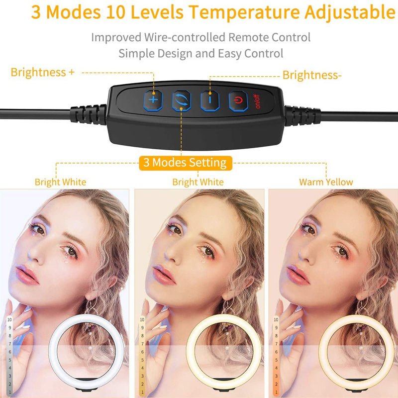 ไฟวิดีโอ 16/26/33 ซม. ไฟเซลฟี่ - Photography Lighting For Products บทวิจารณ์และราคา