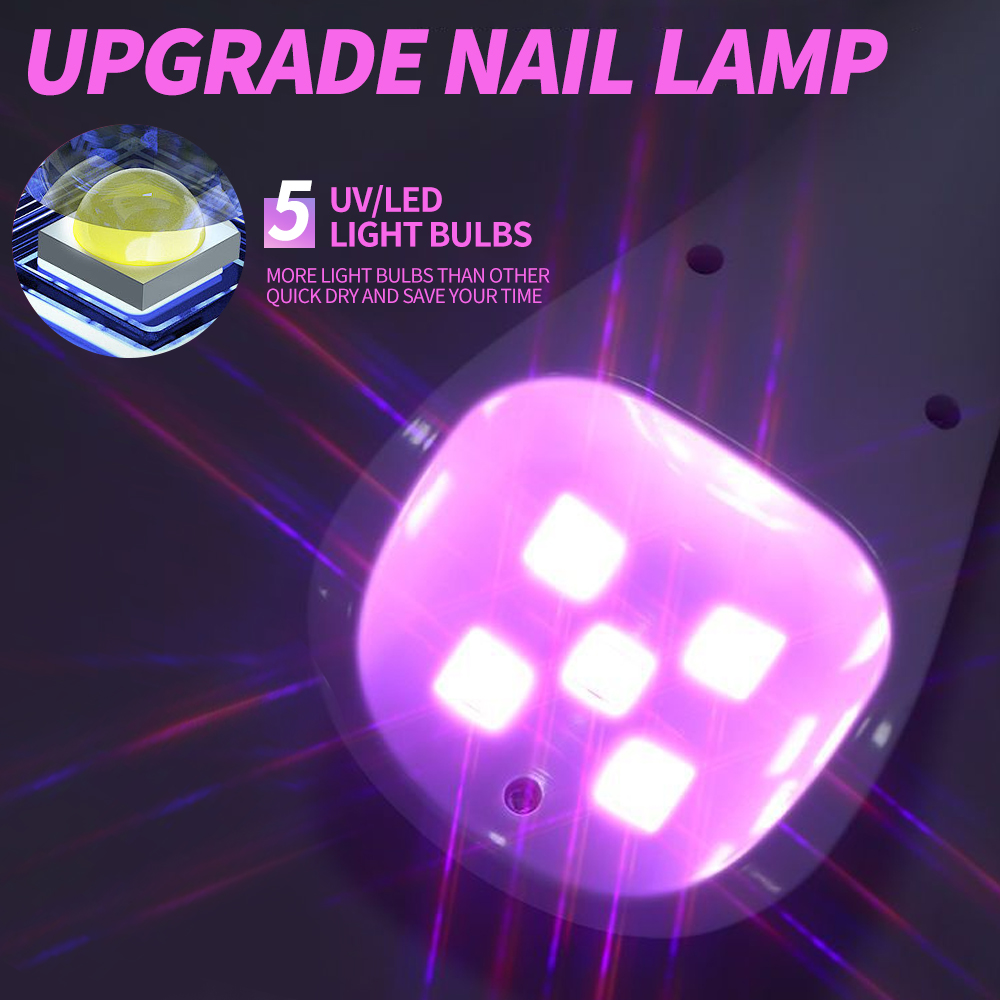 มือถือ UV LED โคมไฟสําหรับเล็บ - Photography Lighting Gel บทวิจารณ์และราคา