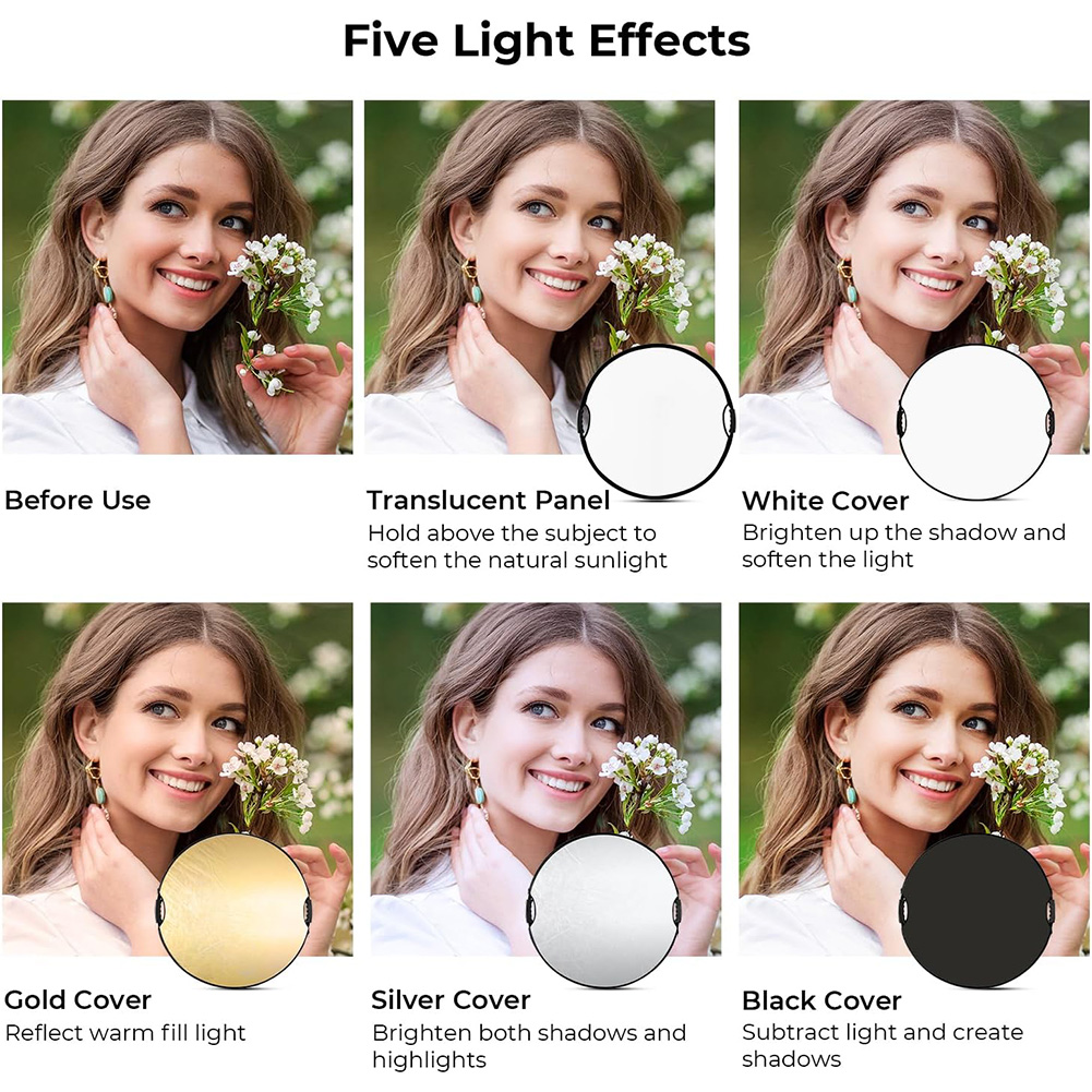 แผ่นสะท้อนแสง MYOBO สำหรับถ่าย - Photography Lighting For Products บทวิจารณ์และราคา