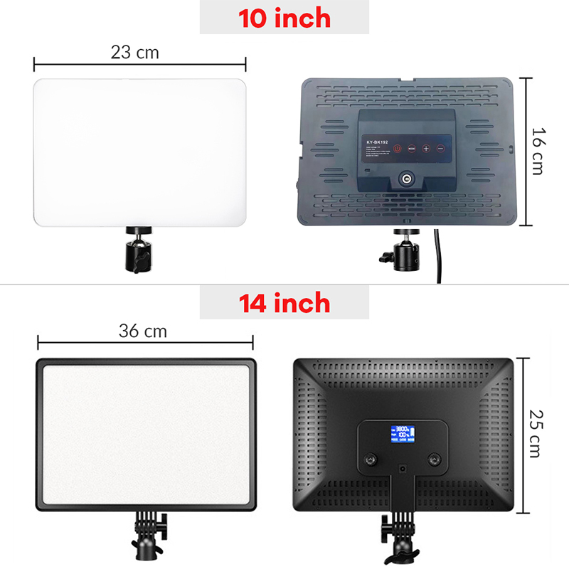 ไฟ LED วิดีโอขนาด 14 นิ้ว 10 น - Photography Lighting Uk บทวิจารณ์และราคา