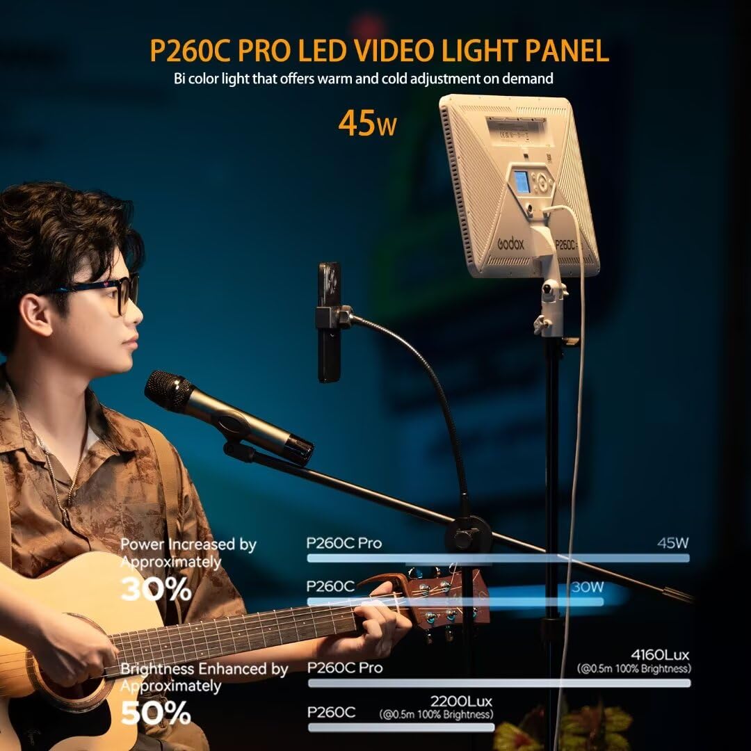 Godox P260C Pro LED Video Ligh - Photography Lighting Board บทวิจารณ์และราคา