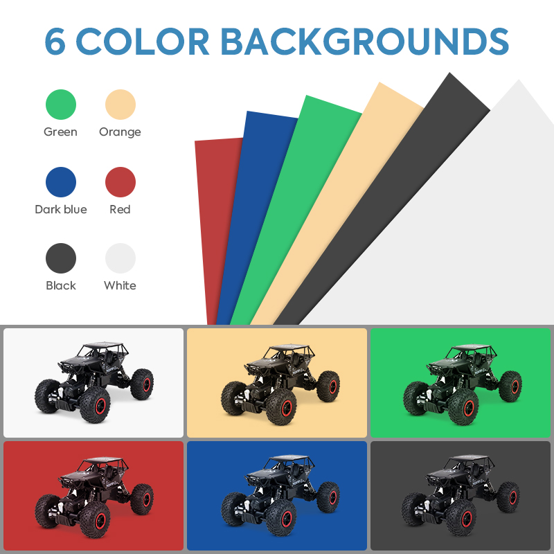 11.8x11.8 นิ้วพับสตูดิโอถ่ายภา - Photography Lighting Kit With Backdrop บทวิจารณ์และราคา