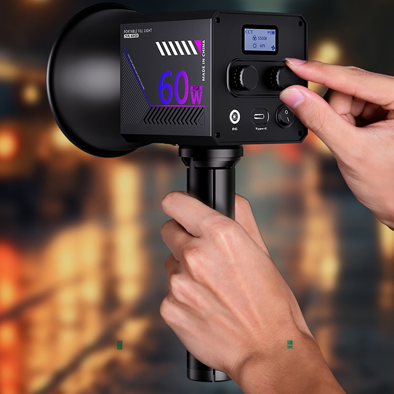 ไฟวิดีโอ RGB 60W แบบพกพา ไฟสตู - Photography Lighting For Products บทวิจารณ์และราคา