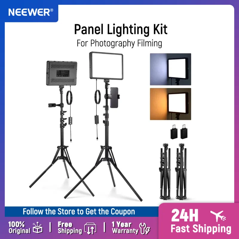 ชุดไฟวิดีโอ LED NEEWER BASICS  - Photography Lighting Basics บทวิจารณ์และราคา